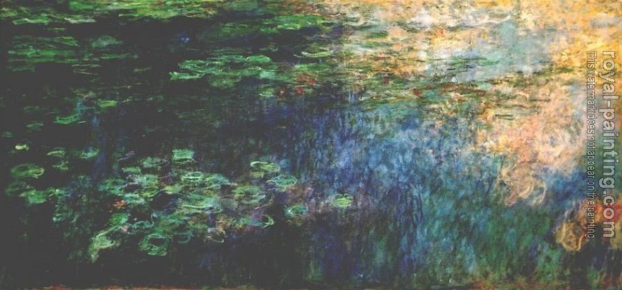 Claude Oscar Monet : Reflections of Clouds on the Water-Lily Pond, Left Panel